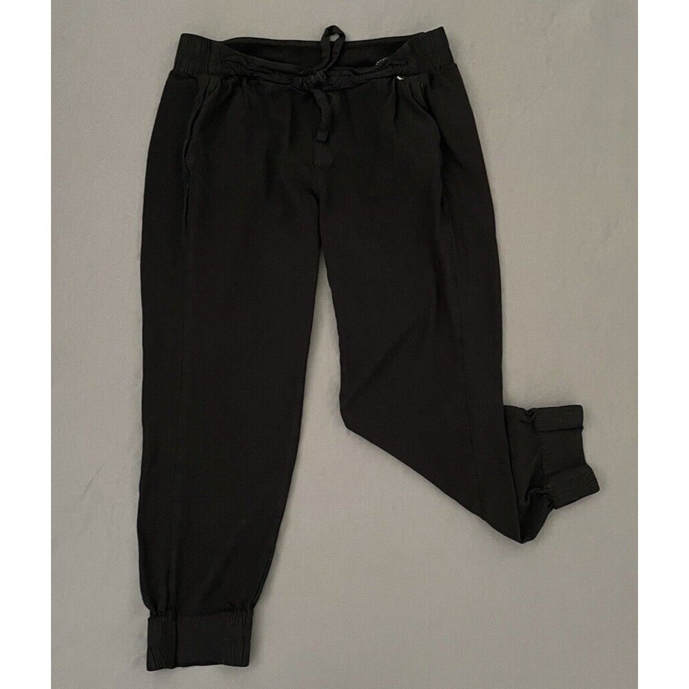 Hurley Womens Size Small Black Tapered Ankle Jogger Pants‎ Bottoms
